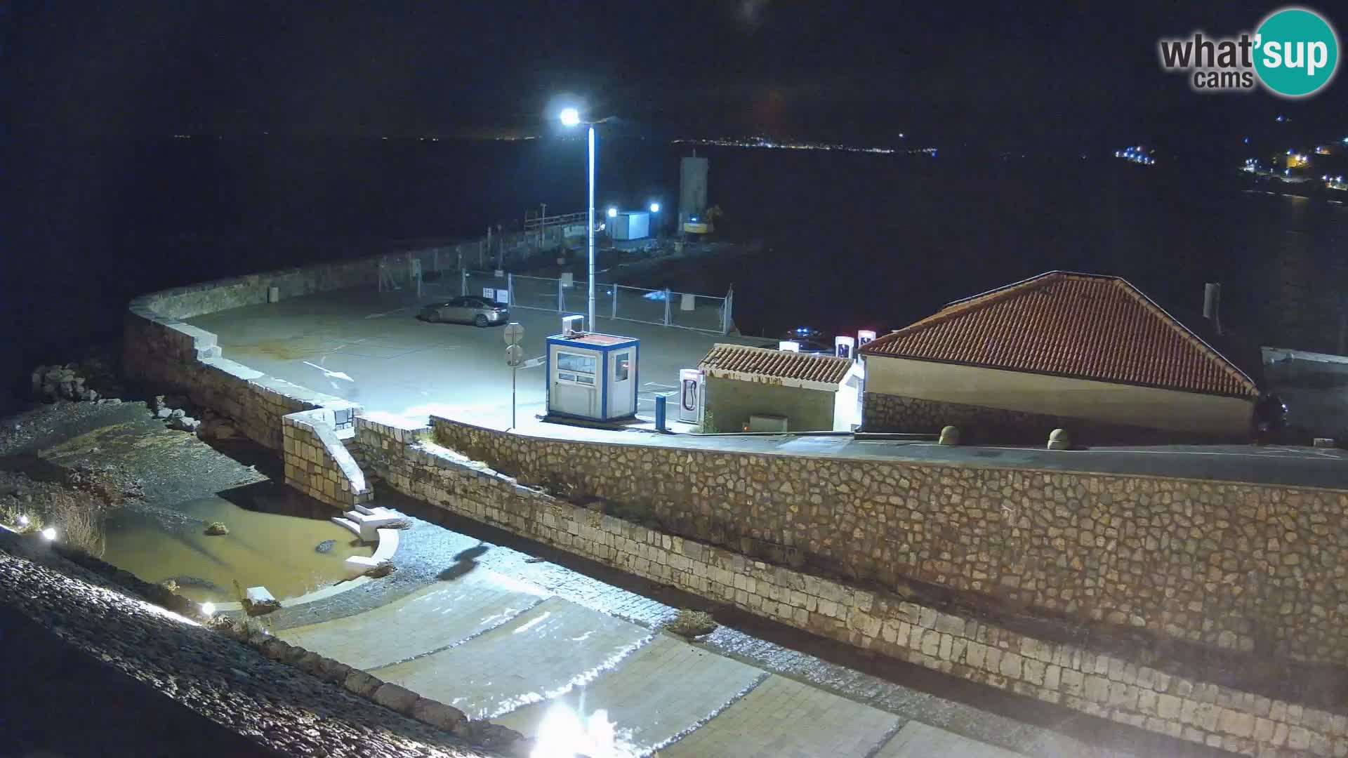 Senj Harbour Webcam – Breakwater & Lighthouse Live View