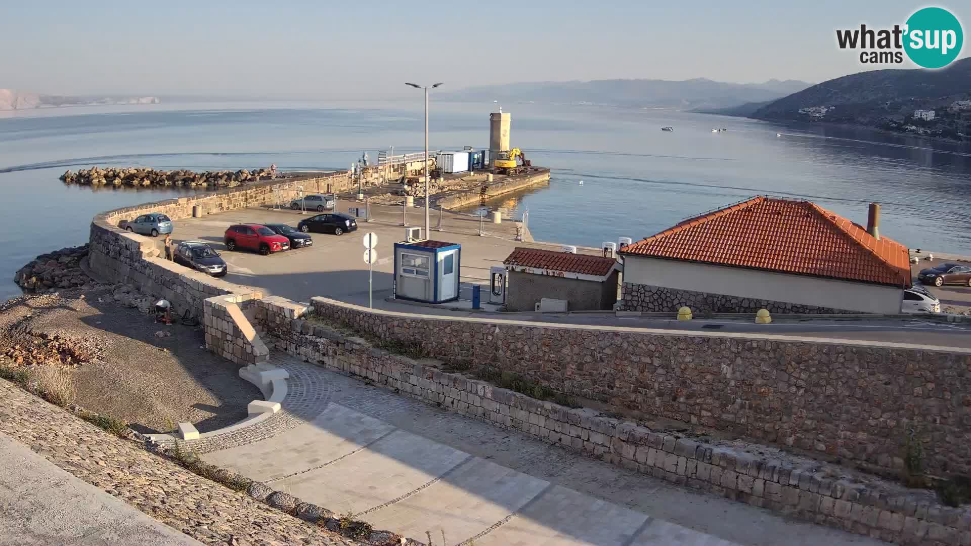 Senj Harbour Webcam – Breakwater & Lighthouse Live View