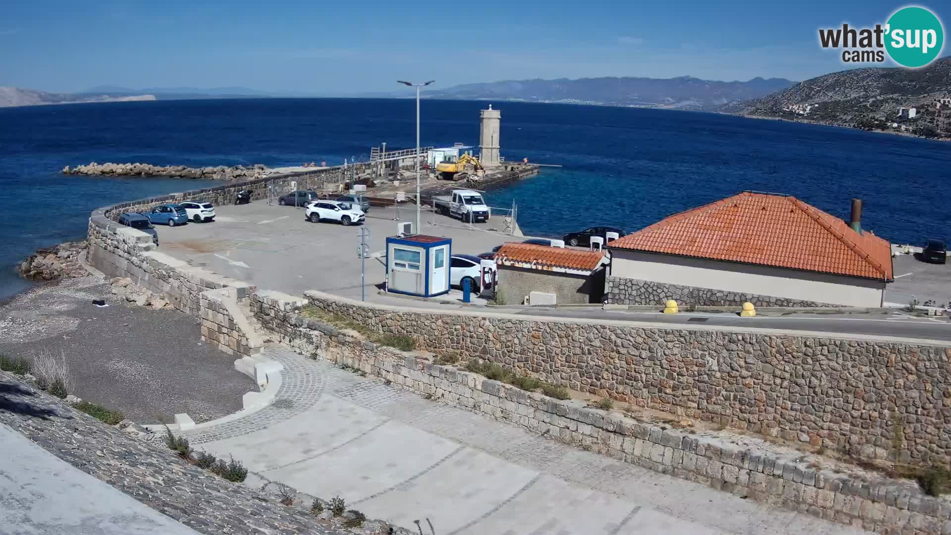 Senj Harbour Webcam – Breakwater & Lighthouse Live View