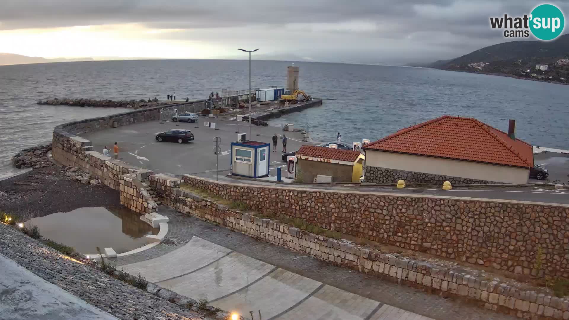 Senj Harbour Webcam – Breakwater & Lighthouse Live View
