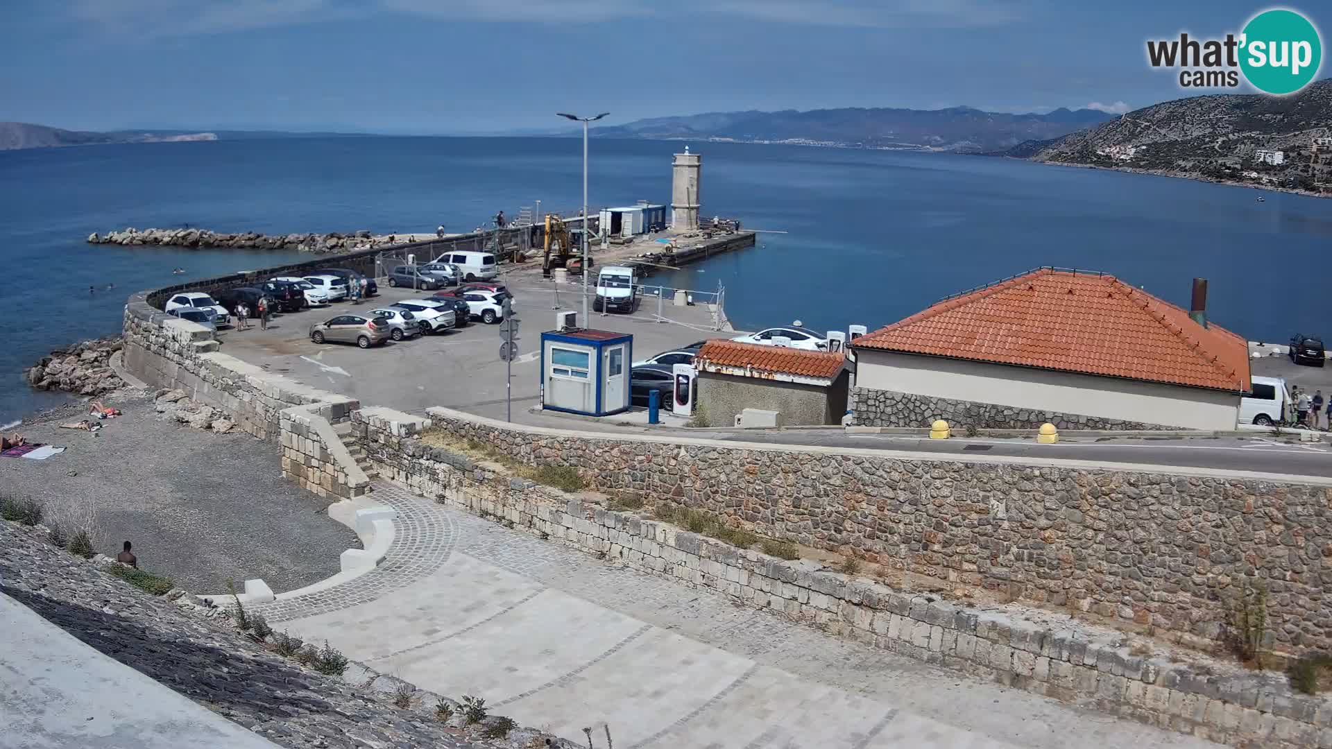 Webcam Porto di Segna – Frangiflutti e Faro in diretta