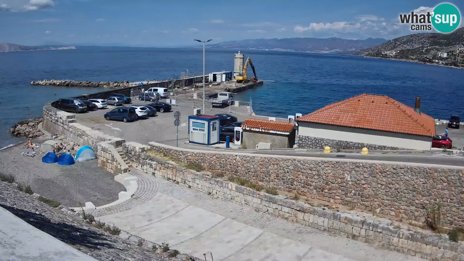 Webcam Porto di Segna – Frangiflutti e Faro in diretta