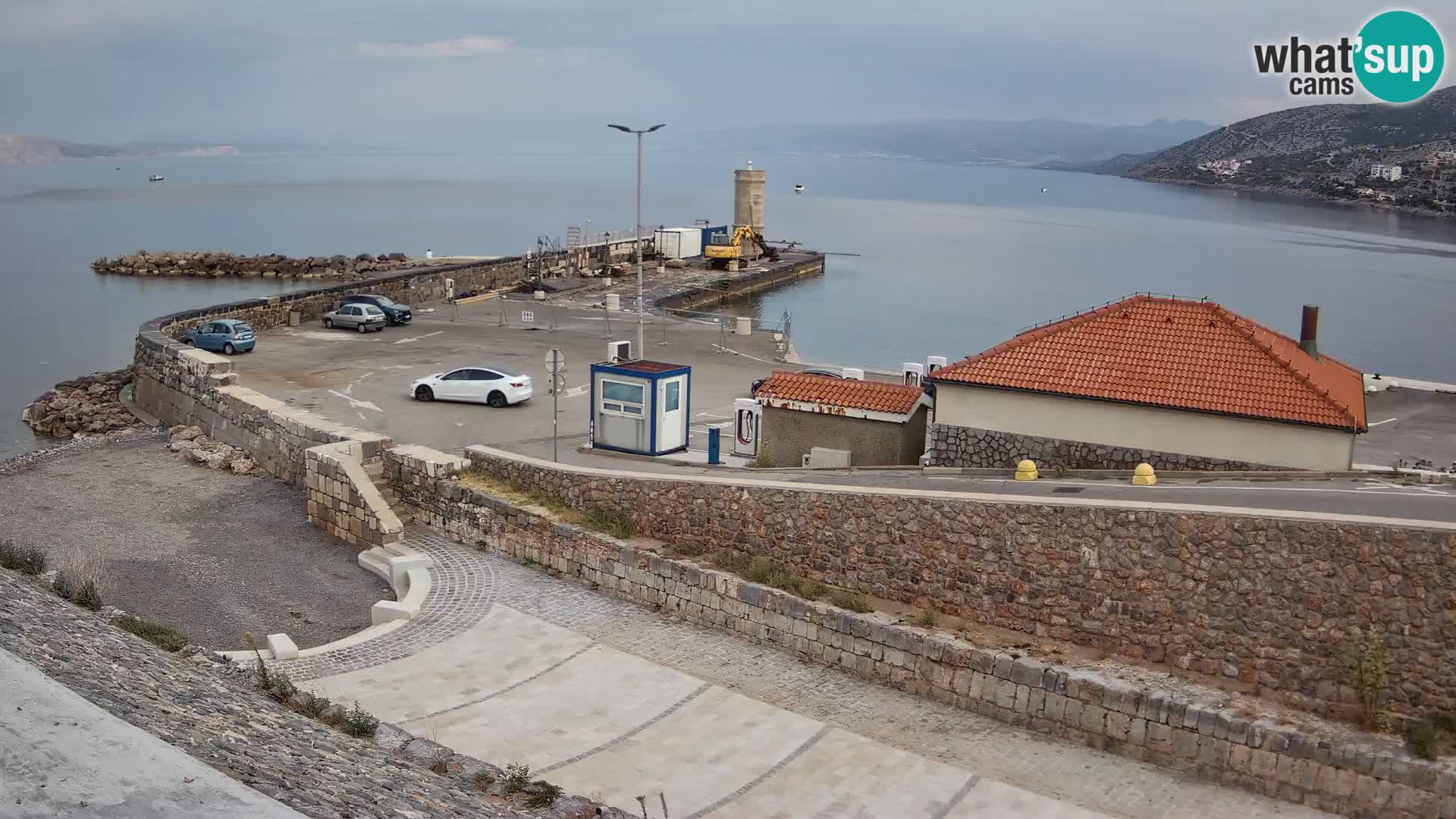 Senj Harbour Webcam – Breakwater & Lighthouse Live View