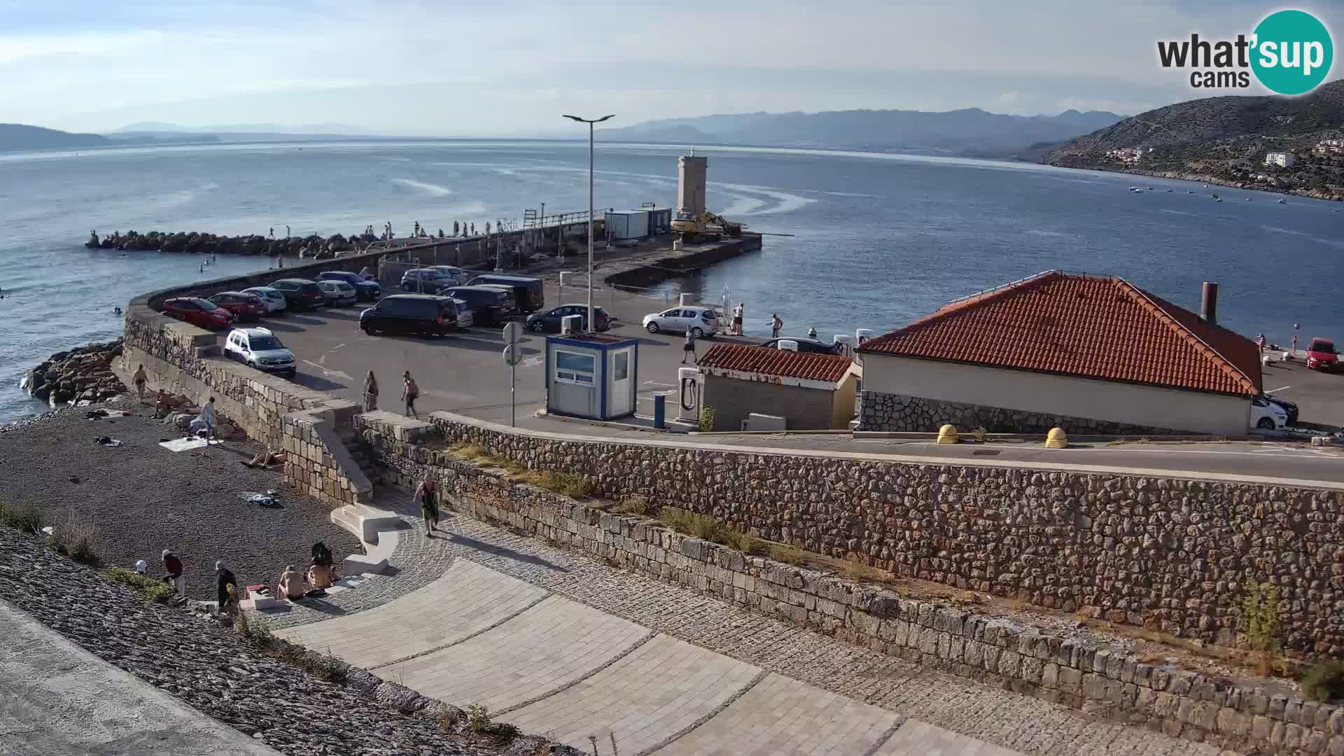 Senj Harbour Webcam – Breakwater & Lighthouse Live View