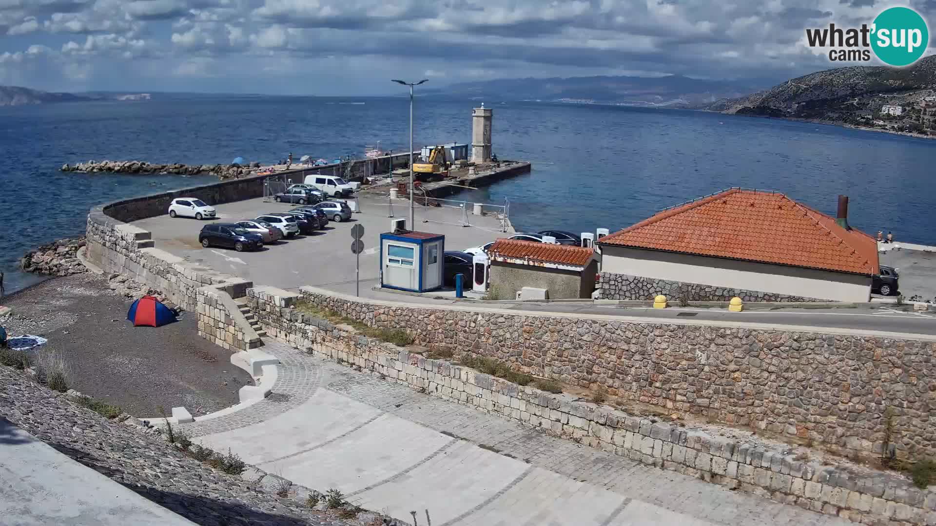 Senj Harbour Webcam – Breakwater & Lighthouse Live View
