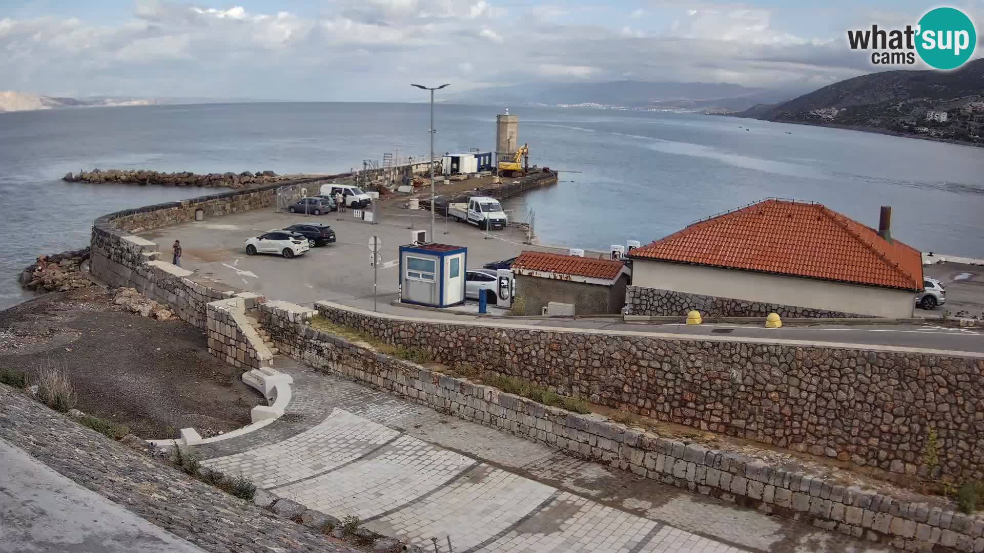 Senj Harbour Webcam – Breakwater & Lighthouse Live View
