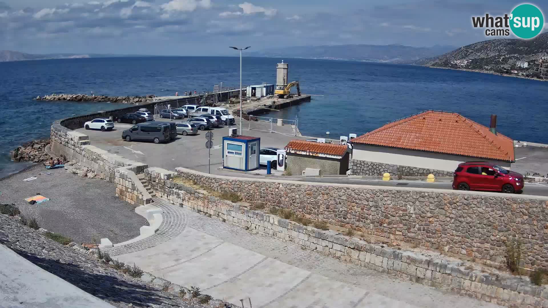 Webcam Porto di Segna – Frangiflutti e Faro in diretta