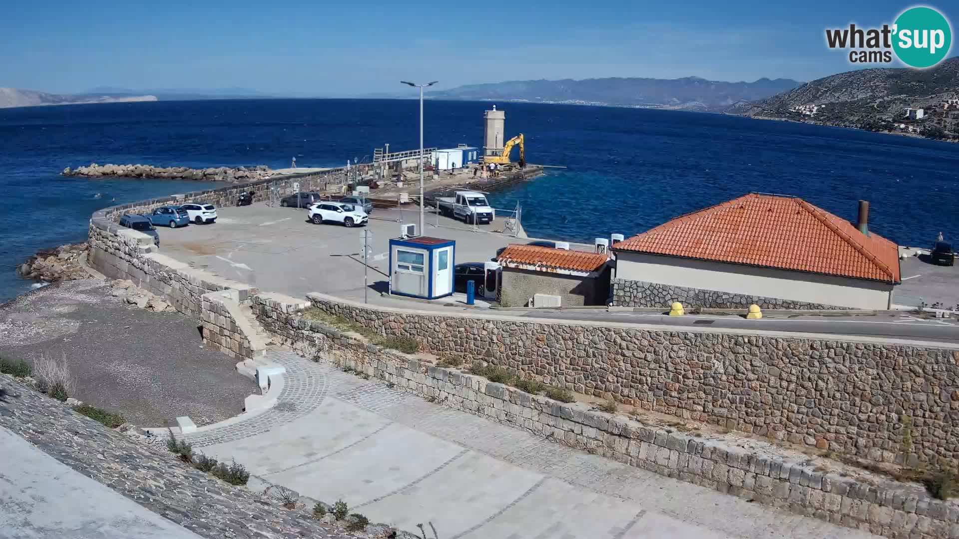 Senj Harbour Webcam – Breakwater & Lighthouse Live View