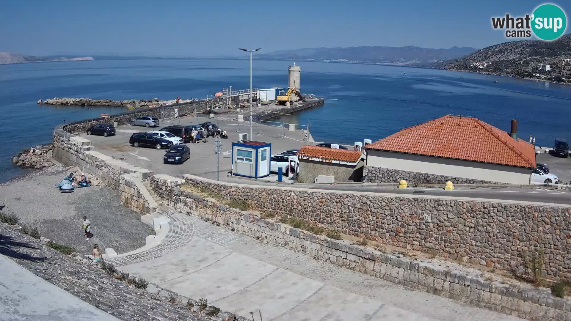 Senj Harbour Webcam – Breakwater & Lighthouse Live View