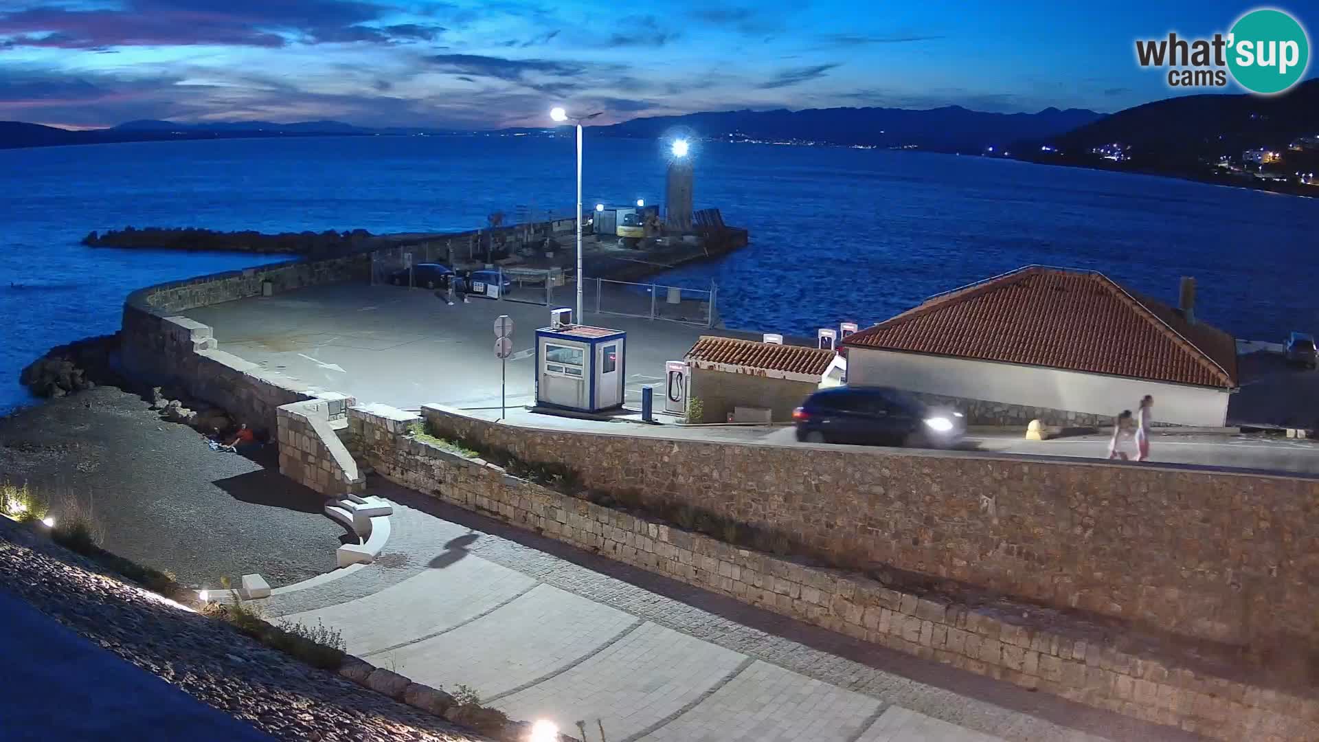 Senj Harbour Webcam – Breakwater & Lighthouse Live View