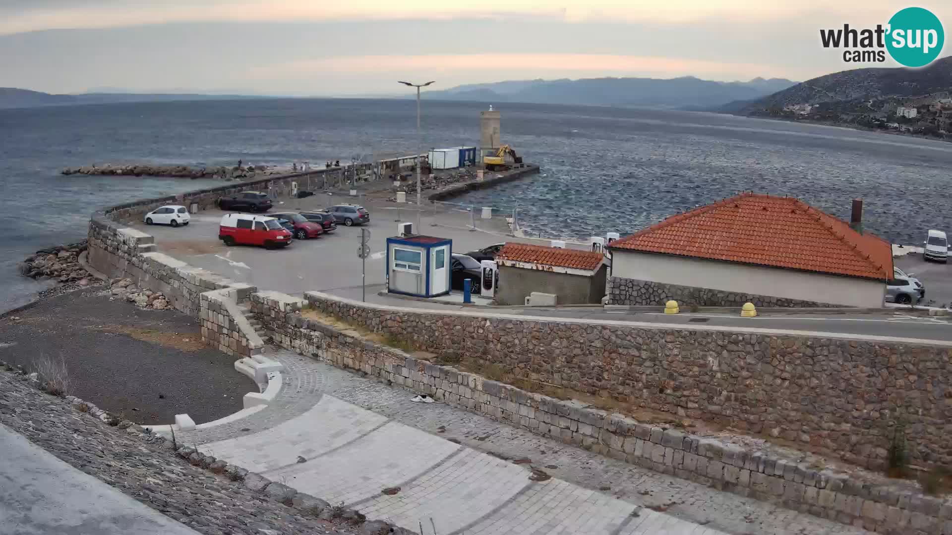 Senj Harbour Webcam – Breakwater & Lighthouse Live View