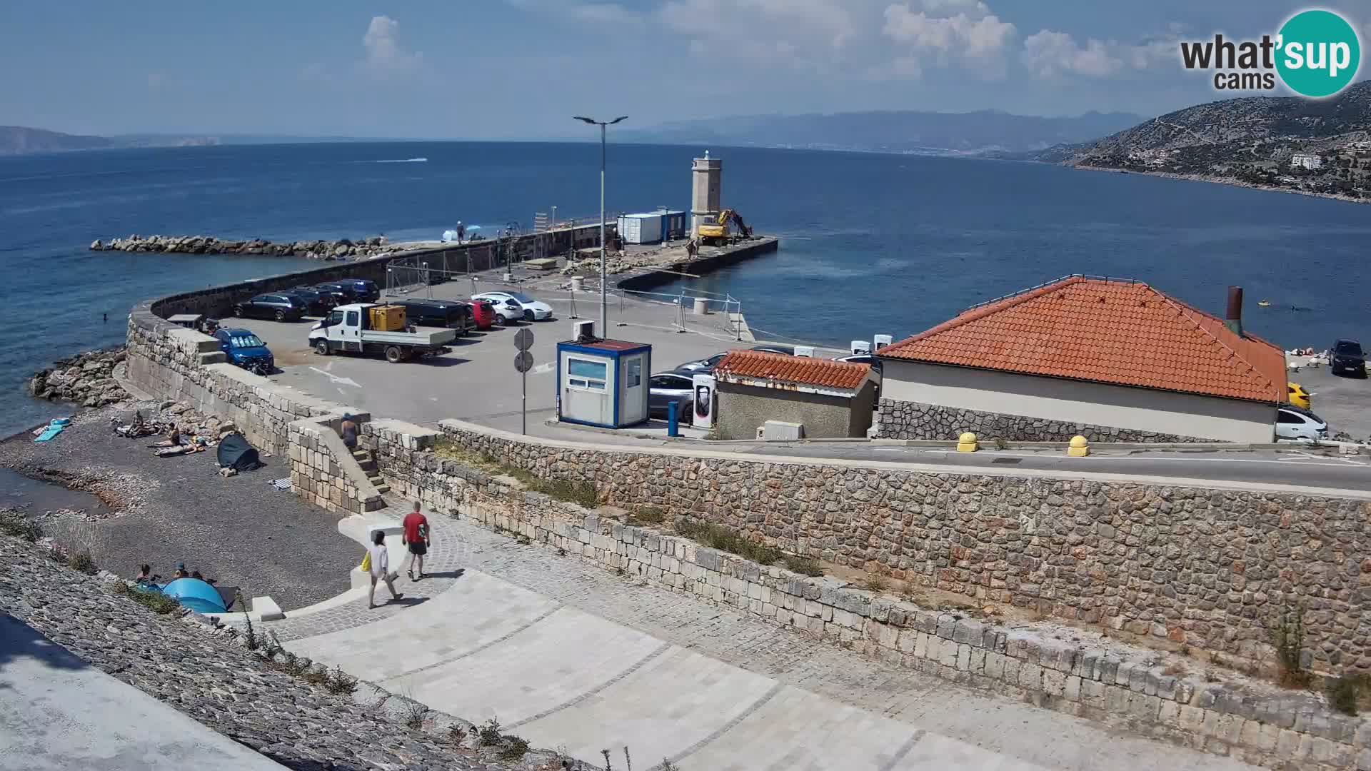 Webcam Porto di Segna – Frangiflutti e Faro in diretta