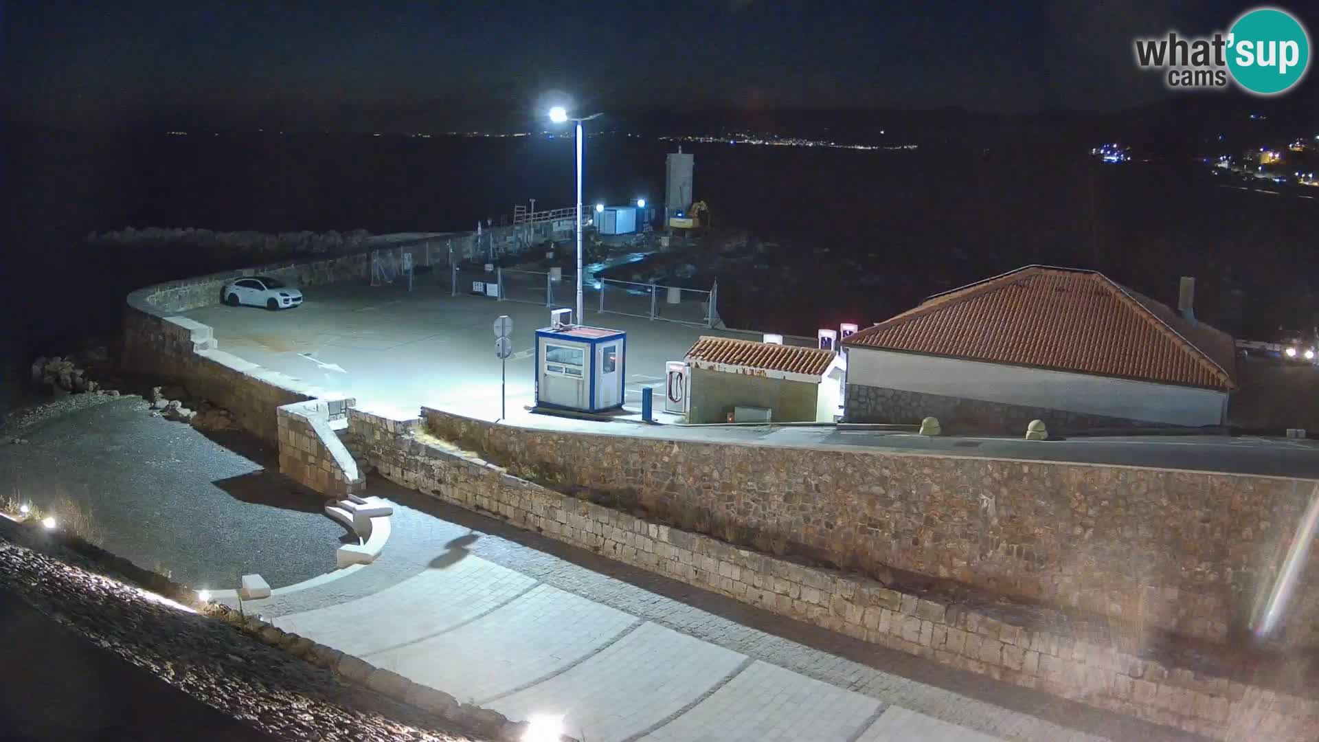 Senj Harbour Webcam – Breakwater & Lighthouse Live View