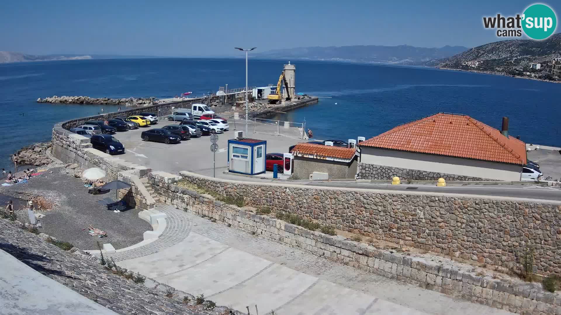 Web kamera Senj luka – Lukobran i svjetionik uživo