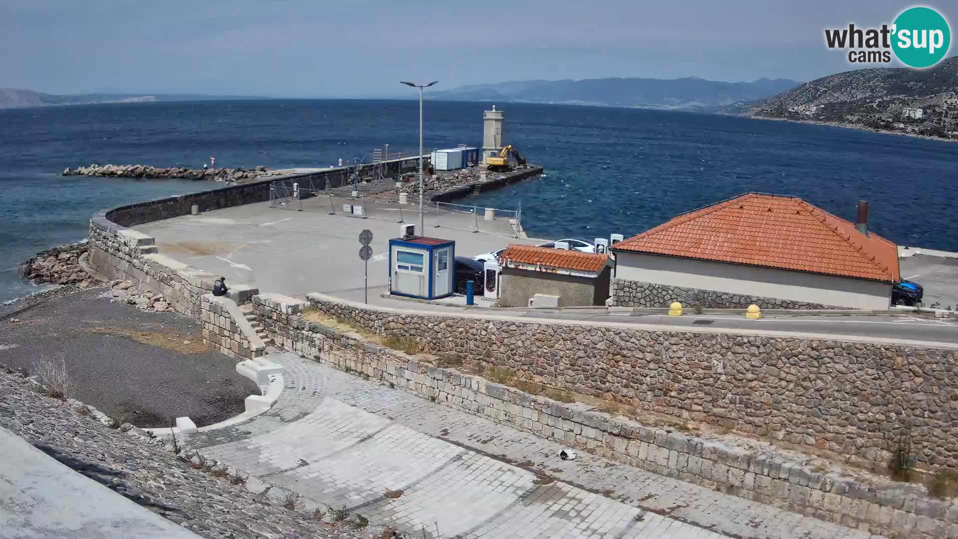 Webcam Porto di Segna – Frangiflutti e Faro in diretta