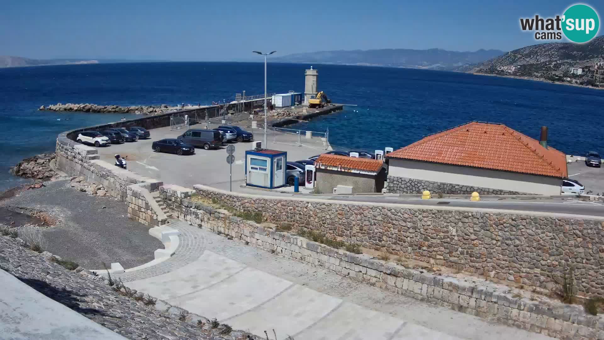 Webcam Porto di Segna – Frangiflutti e Faro in diretta