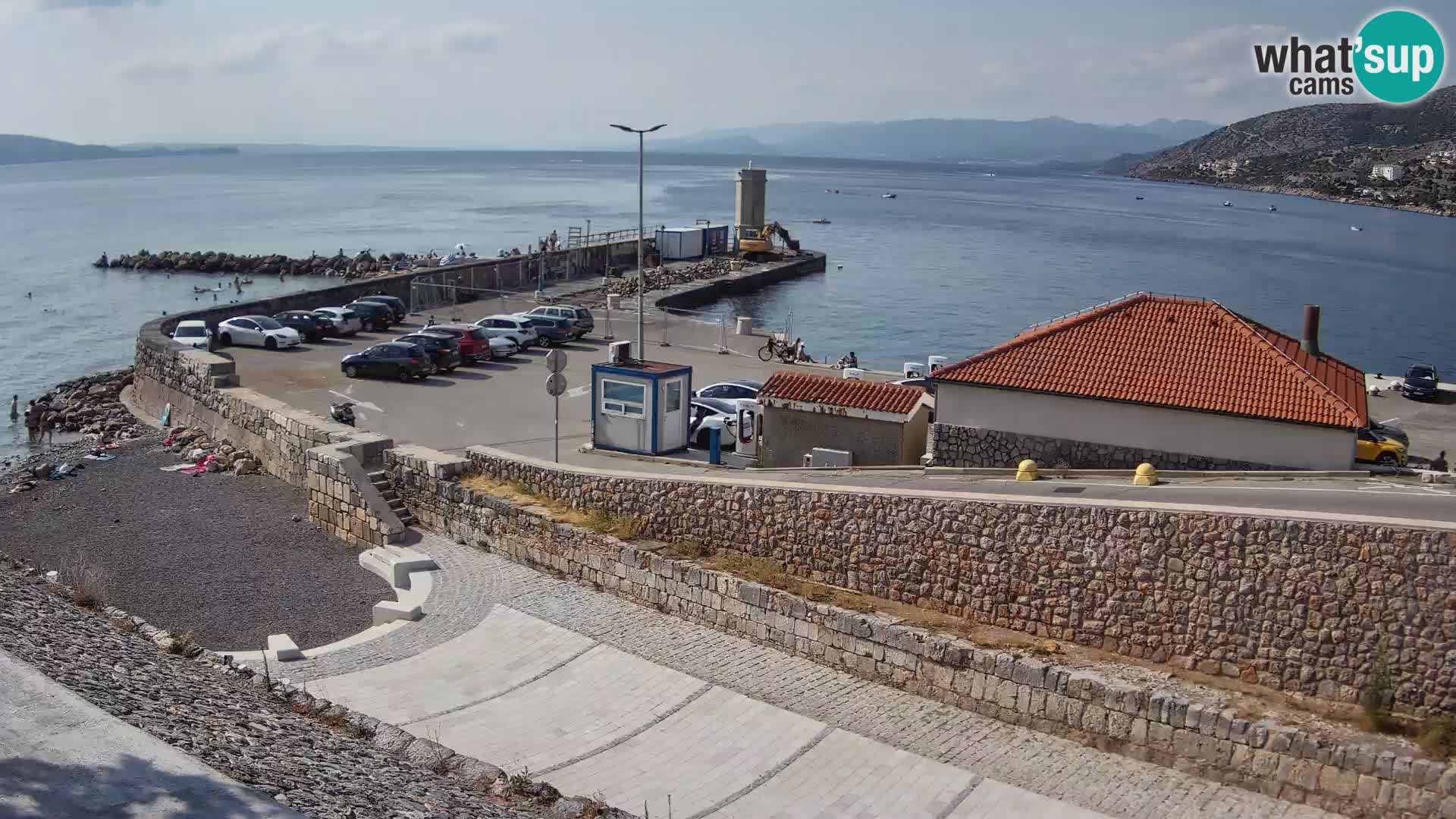 Senj Harbour Webcam – Breakwater & Lighthouse Live View
