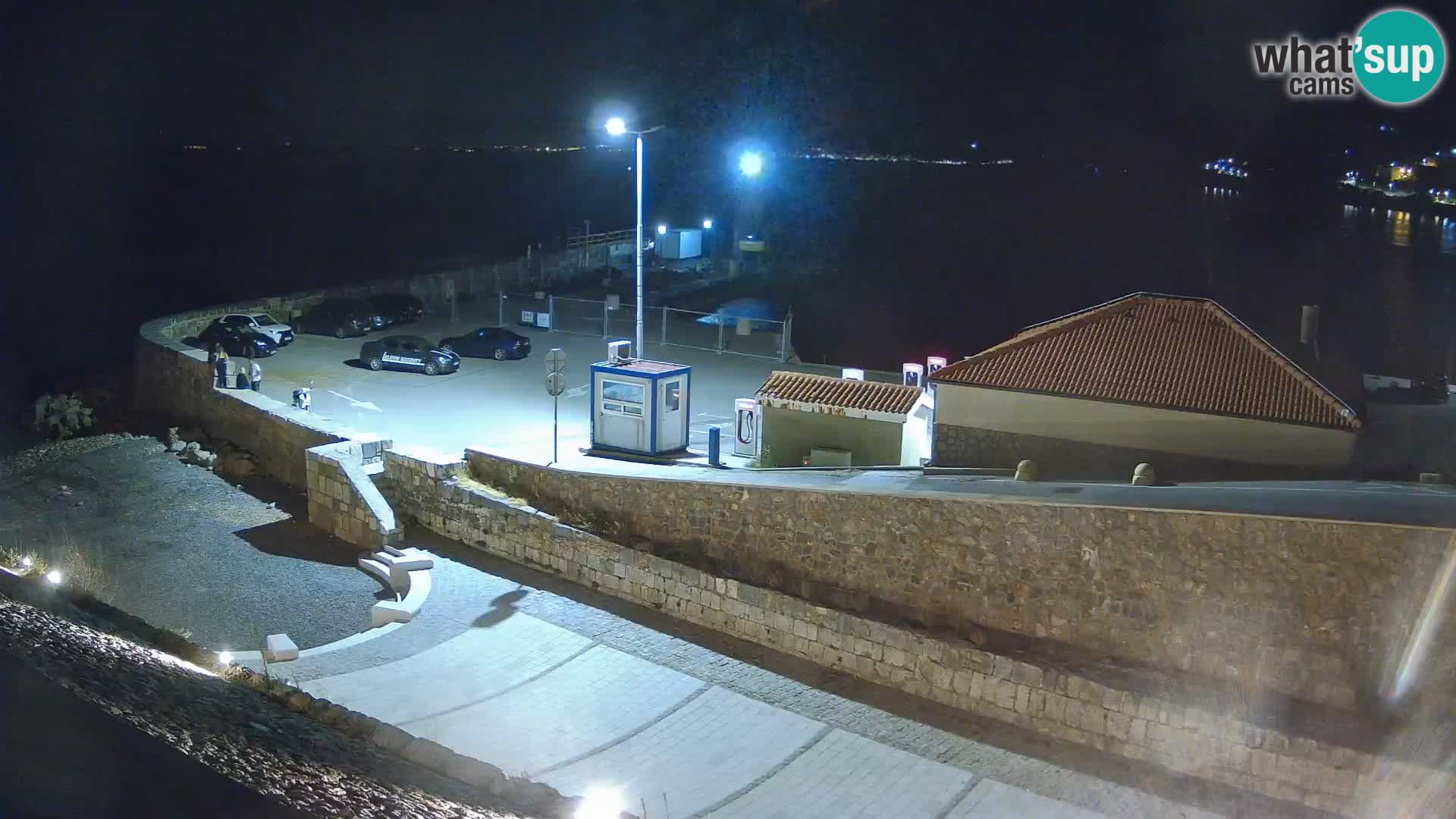 Senj Hafen Webcam – Wellenbrecher & Leuchtturm Liveblick
