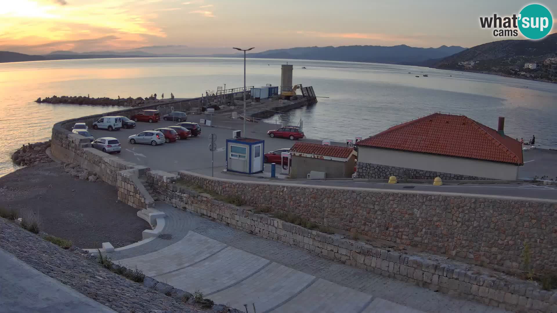 Senj Harbour Webcam – Breakwater & Lighthouse Live View