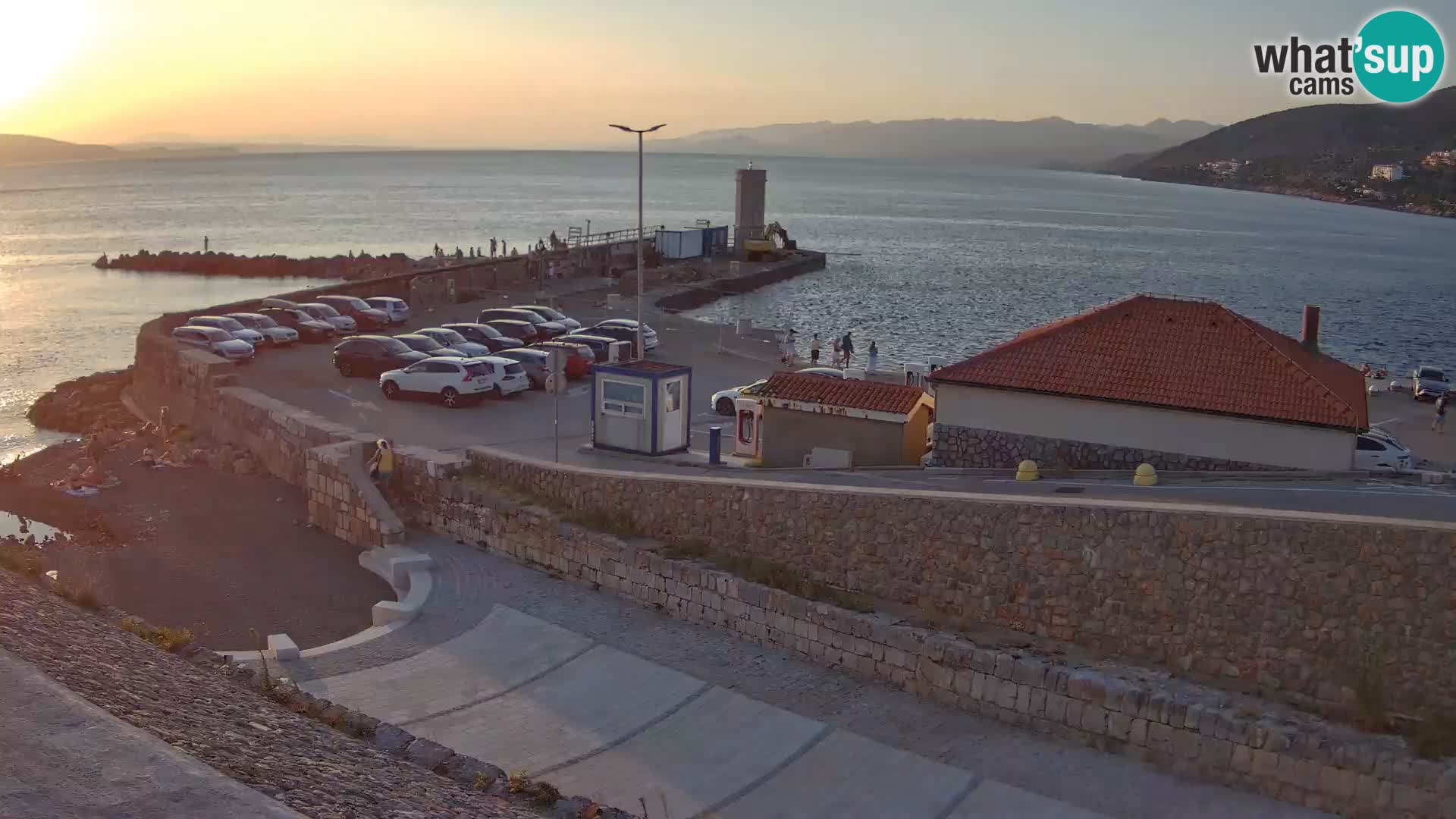 Senj Harbour Webcam – Breakwater & Lighthouse Live View
