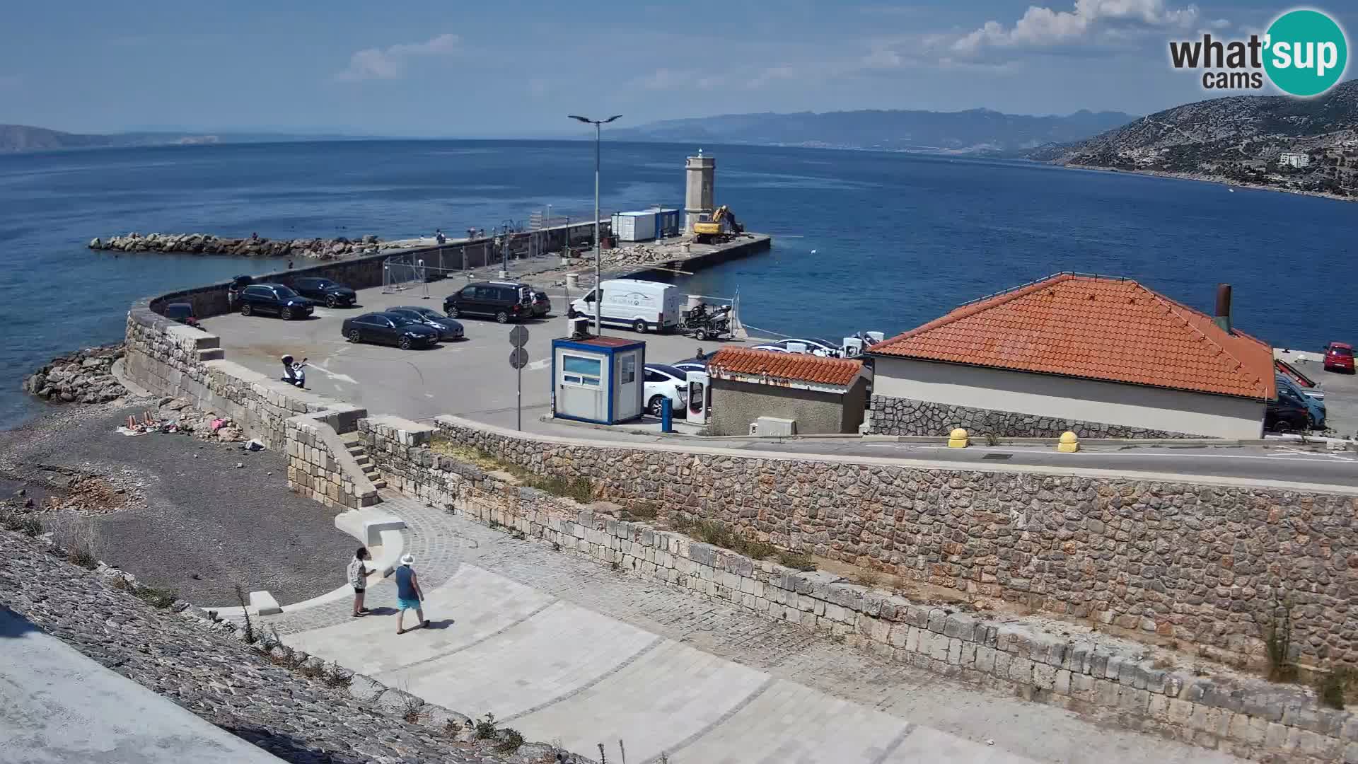 Web kamera Senj luka – Lukobran i svjetionik uživo