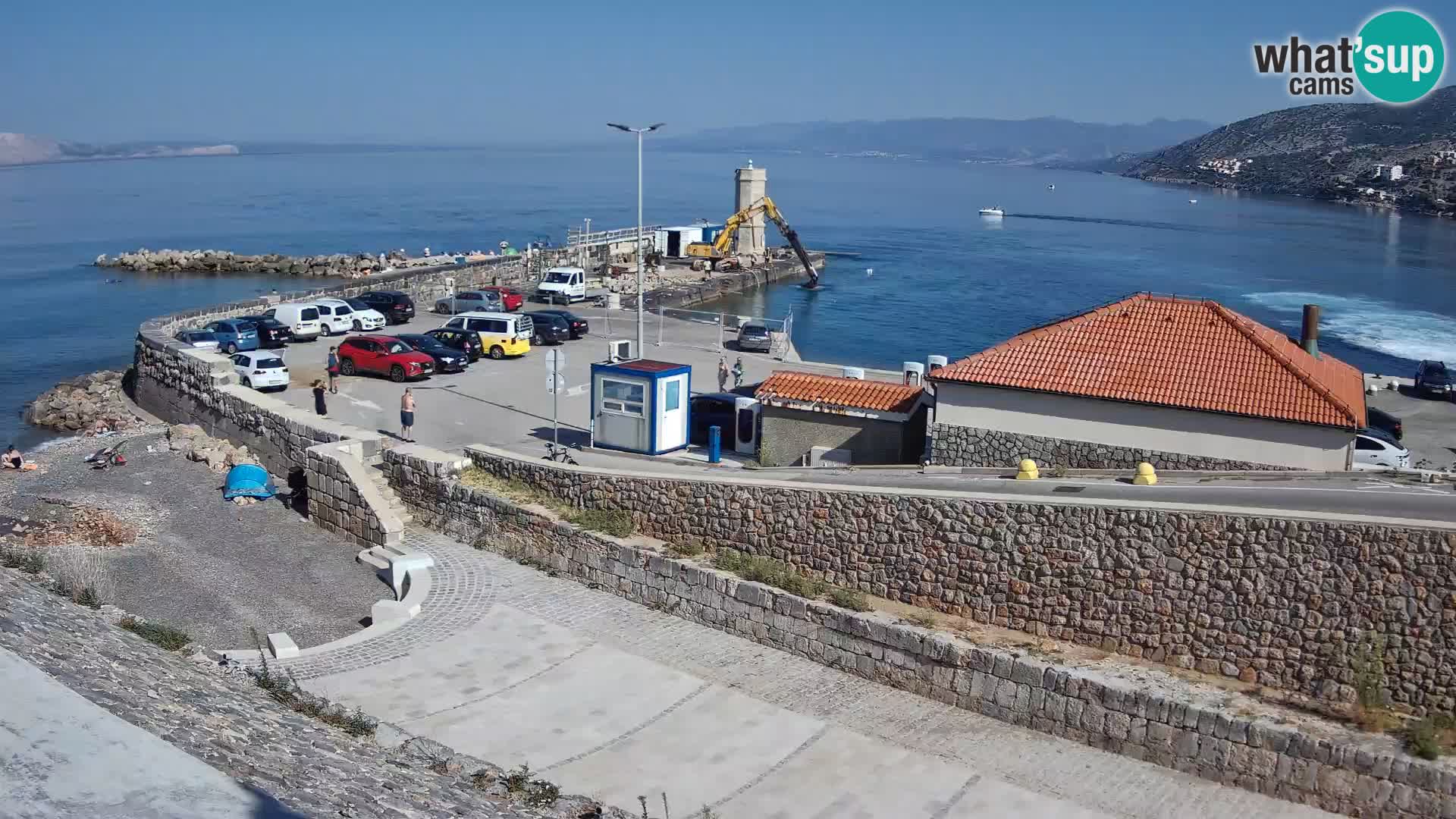 Senj Harbour Webcam – Breakwater & Lighthouse Live View