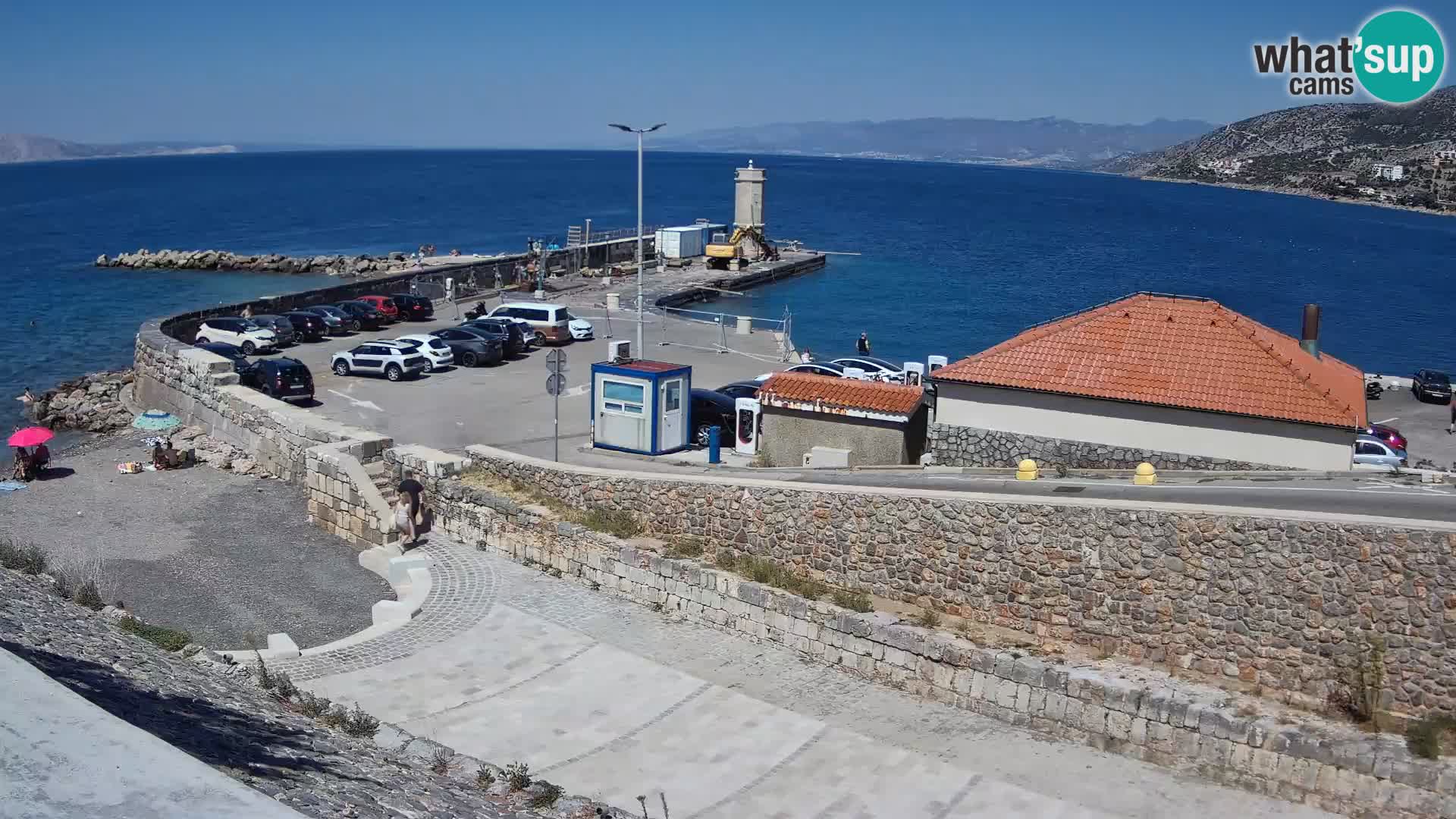 Web kamera Senj luka – Lukobran i svjetionik uživo