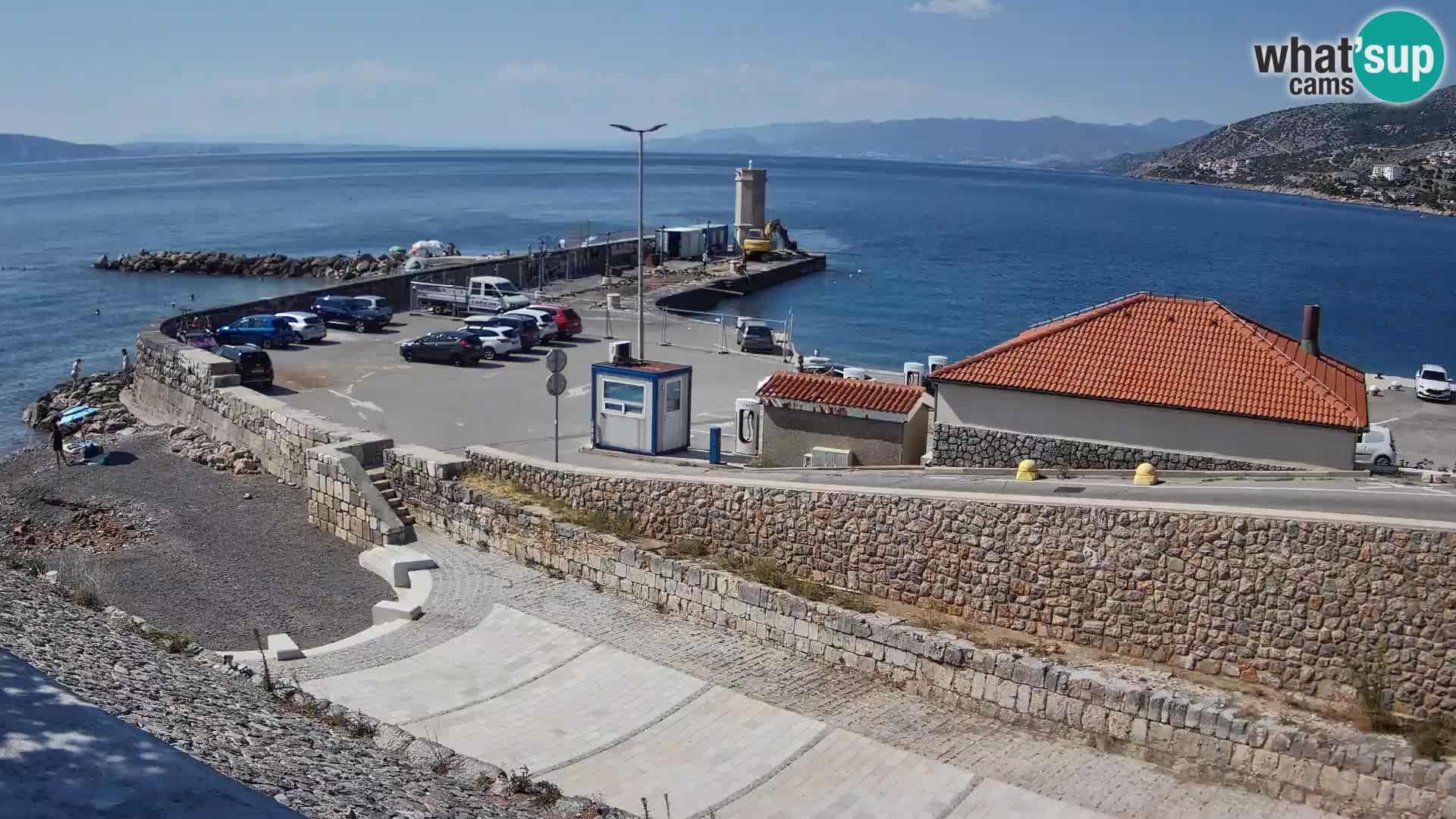 Senj Harbour Webcam – Breakwater & Lighthouse Live View