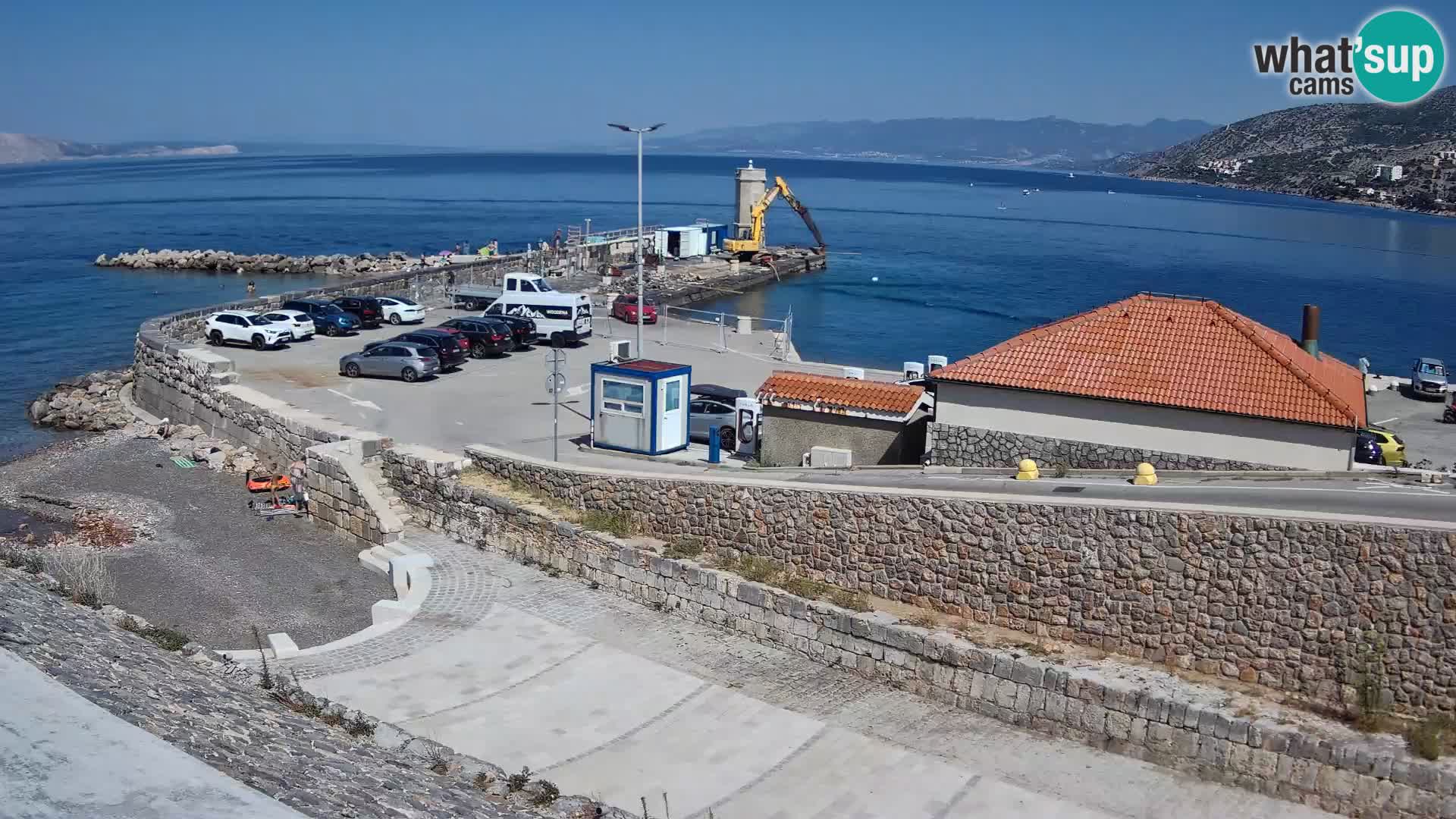 Senj Harbour Webcam – Breakwater & Lighthouse Live View