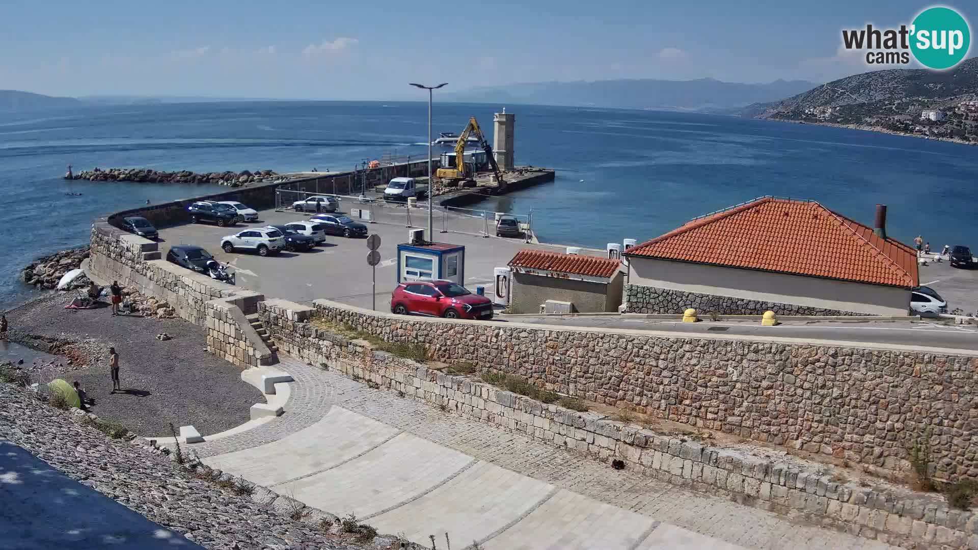 Senj Harbour Webcam – Breakwater & Lighthouse Live View