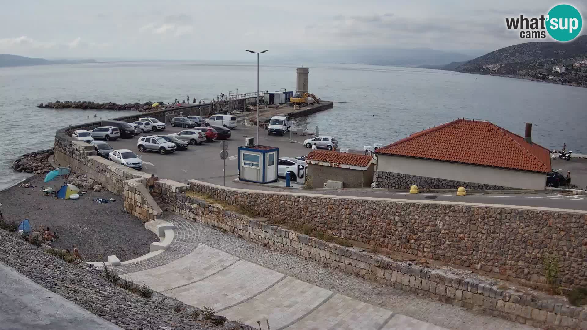 Senj Harbour Webcam – Breakwater & Lighthouse Live View