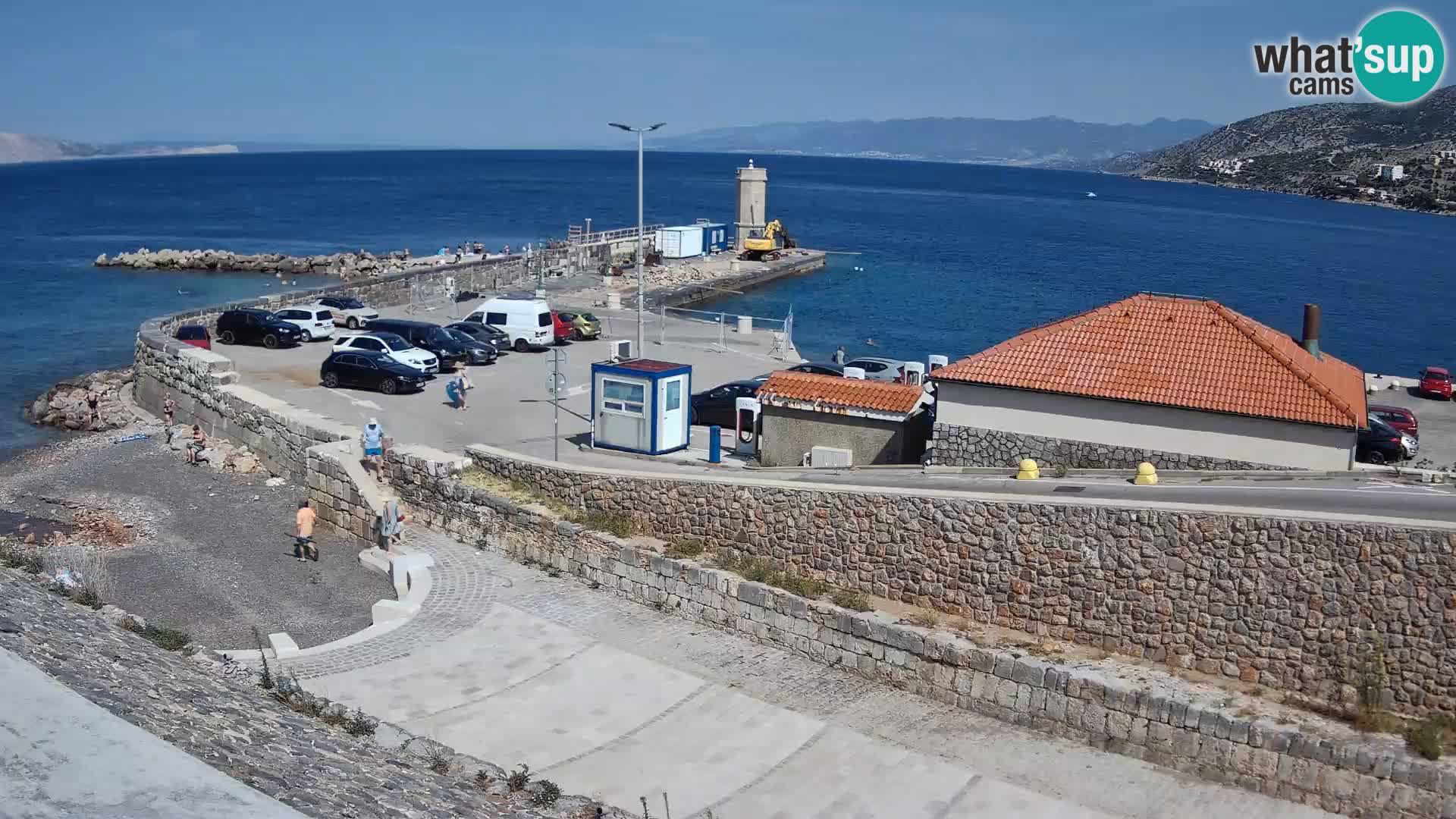 Senj Harbour Webcam – Breakwater & Lighthouse Live View