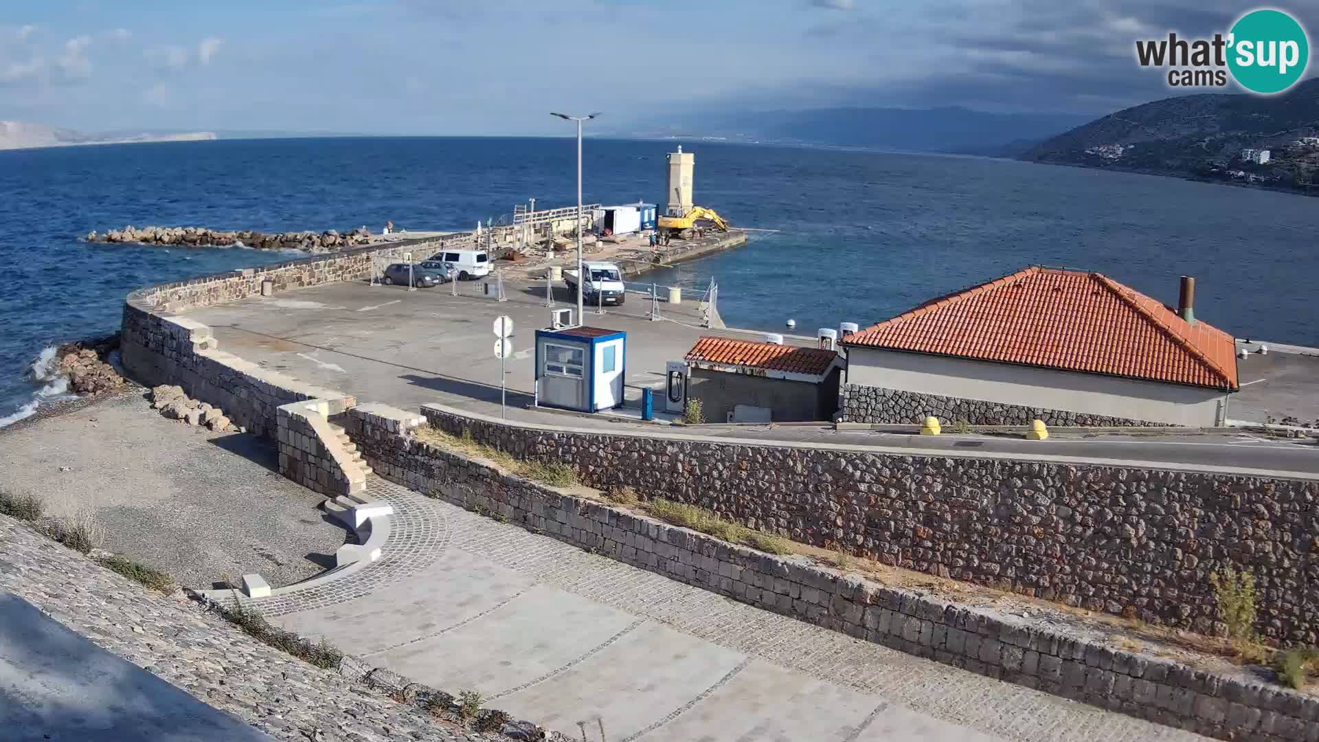 Senj Harbour Webcam – Breakwater & Lighthouse Live View