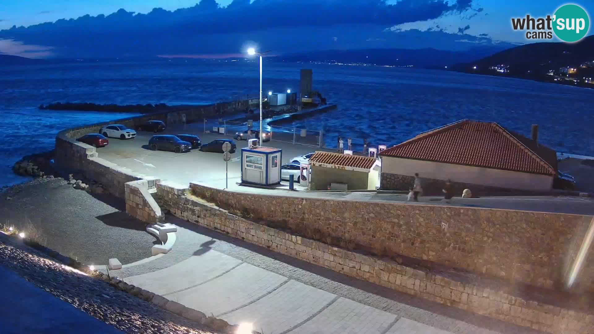 Senj Harbour Webcam – Breakwater & Lighthouse Live View