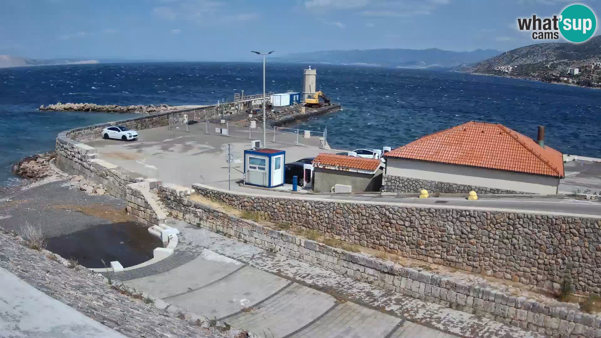 Webcam Porto di Segna – Frangiflutti e Faro in diretta