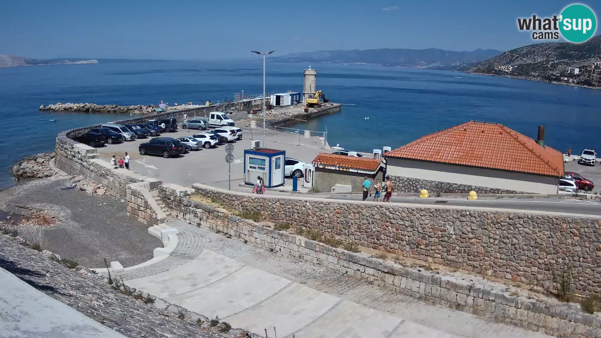 Senj Harbour Webcam – Breakwater & Lighthouse Live View