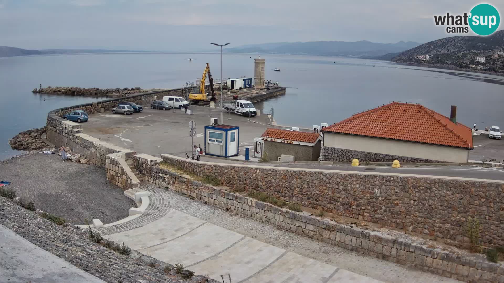 Senj Harbour Webcam – Breakwater & Lighthouse Live View