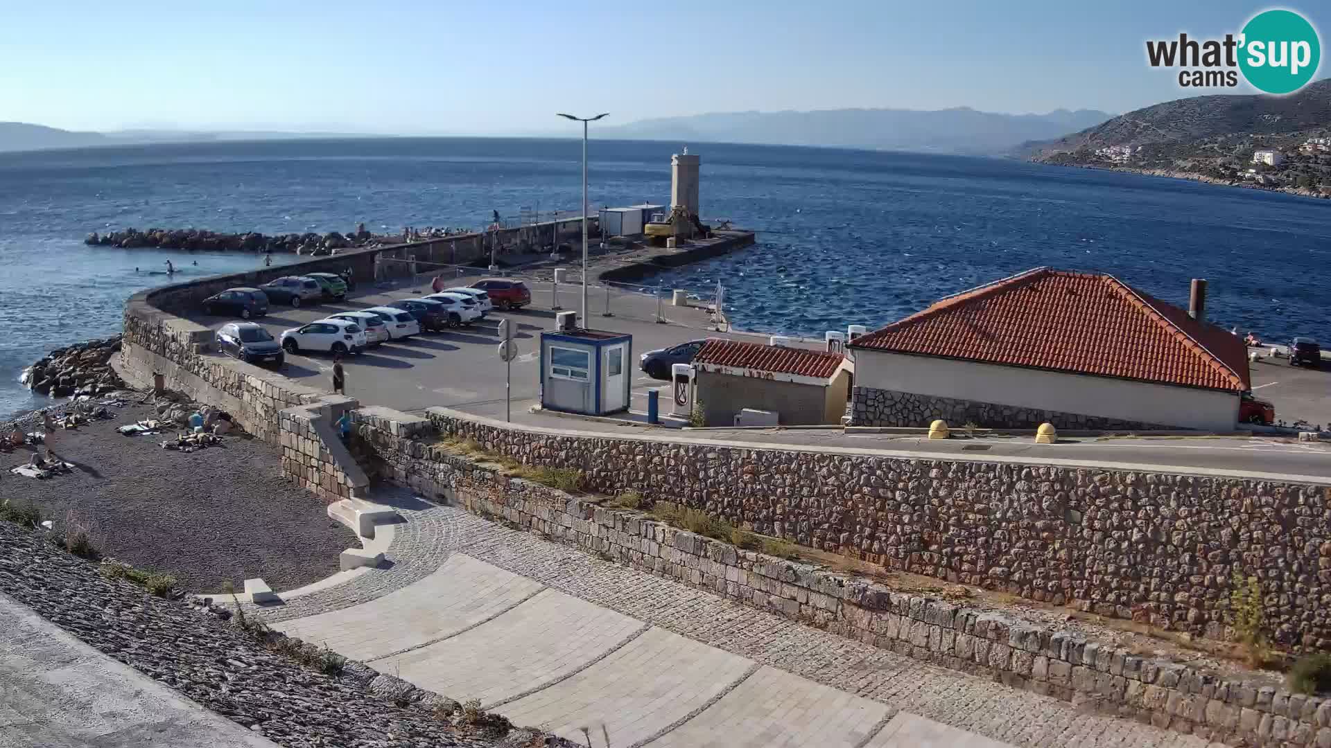 Senj Harbour Webcam – Breakwater & Lighthouse Live View