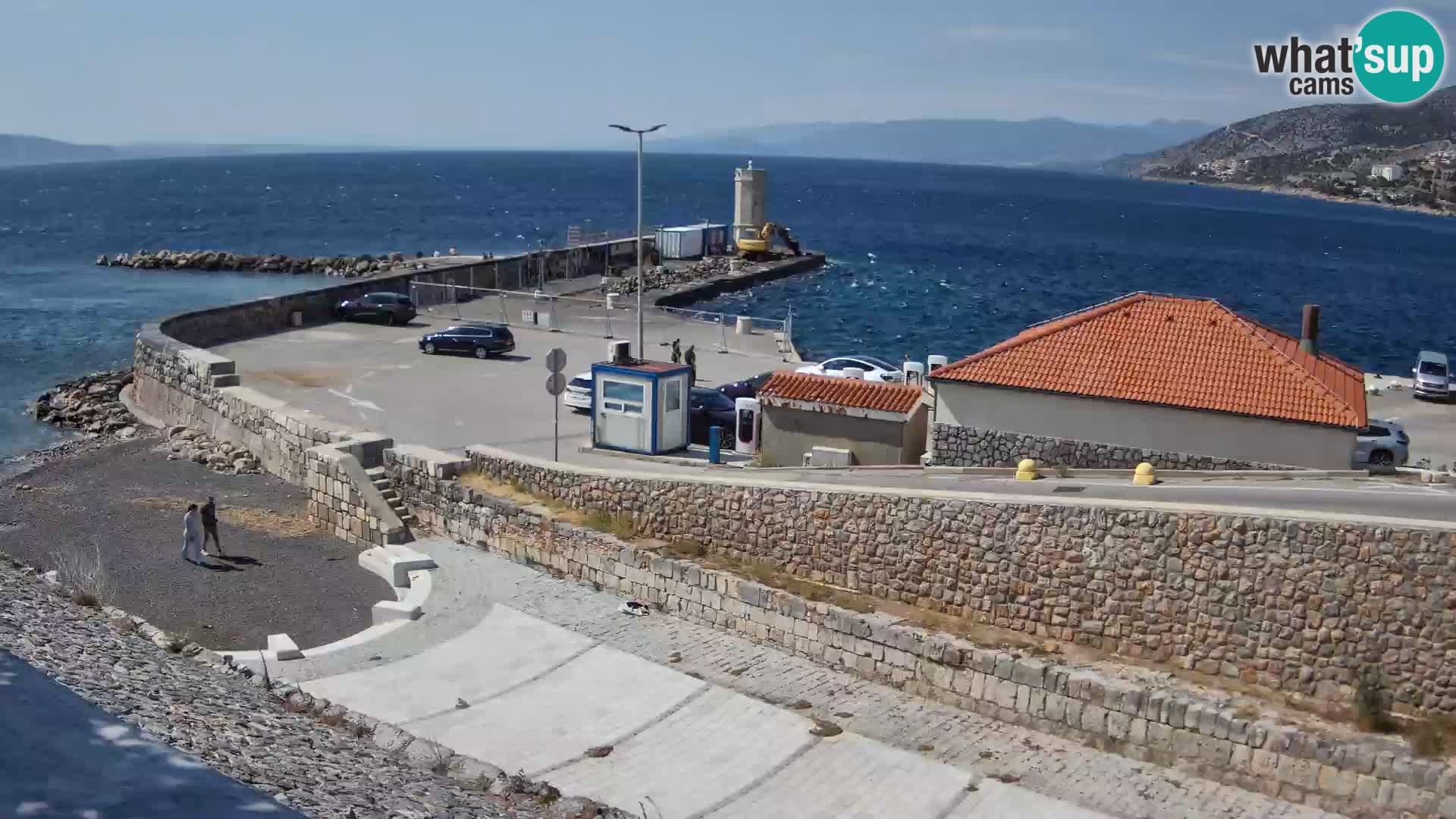 Senj Harbour Webcam – Breakwater & Lighthouse Live View