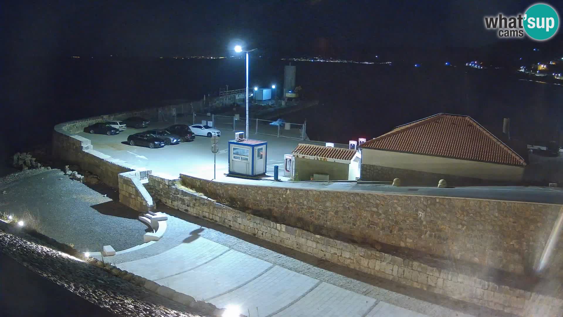 Webcam puerto de Senj – Rompeolas y faro en directo