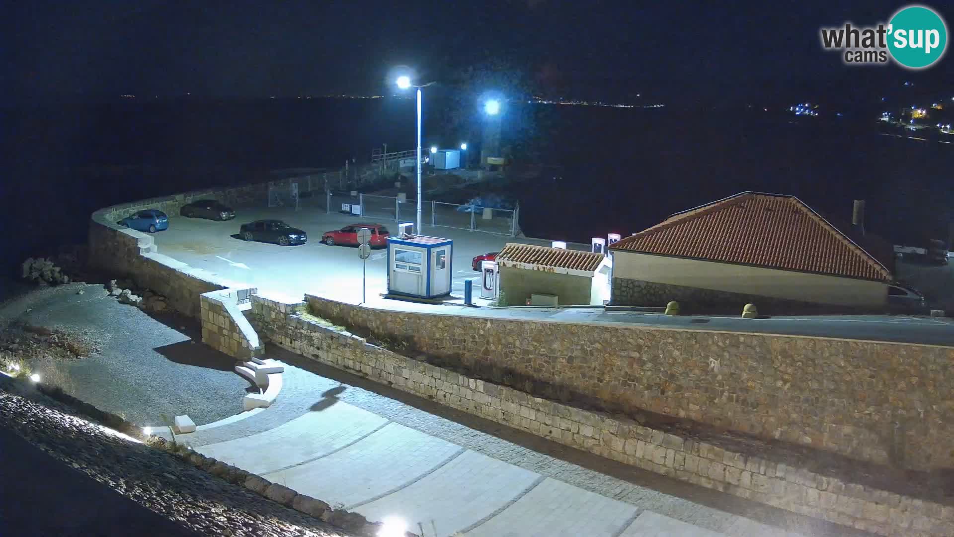 Senj Hafen Webcam – Wellenbrecher & Leuchtturm Liveblick