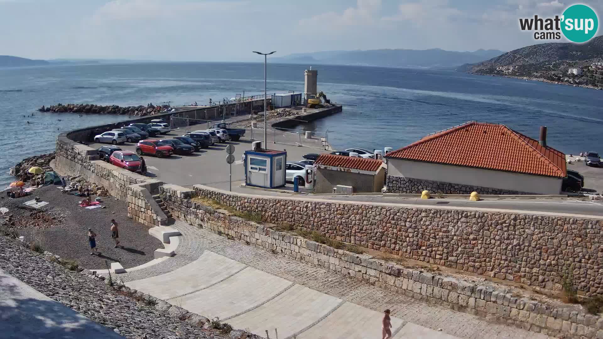 Senj Harbour Webcam – Breakwater & Lighthouse Live View