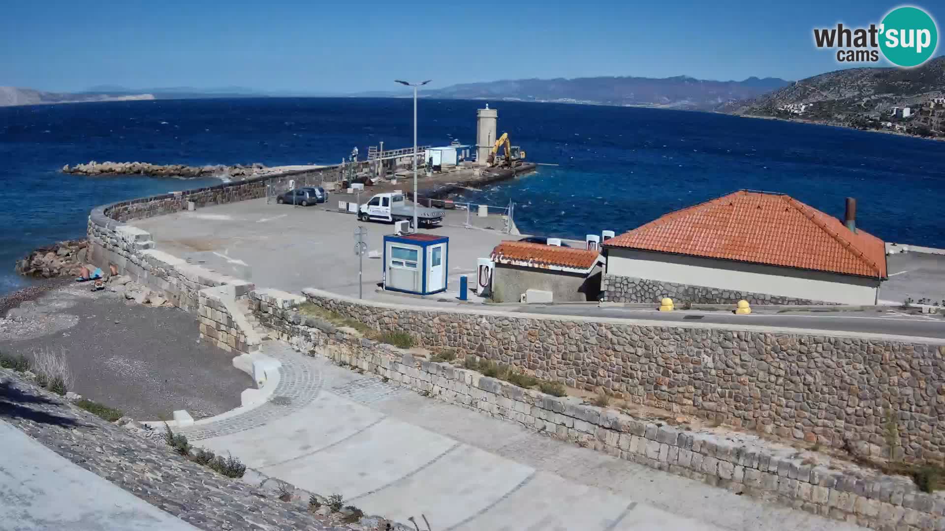 Senj Harbour Webcam – Breakwater & Lighthouse Live View