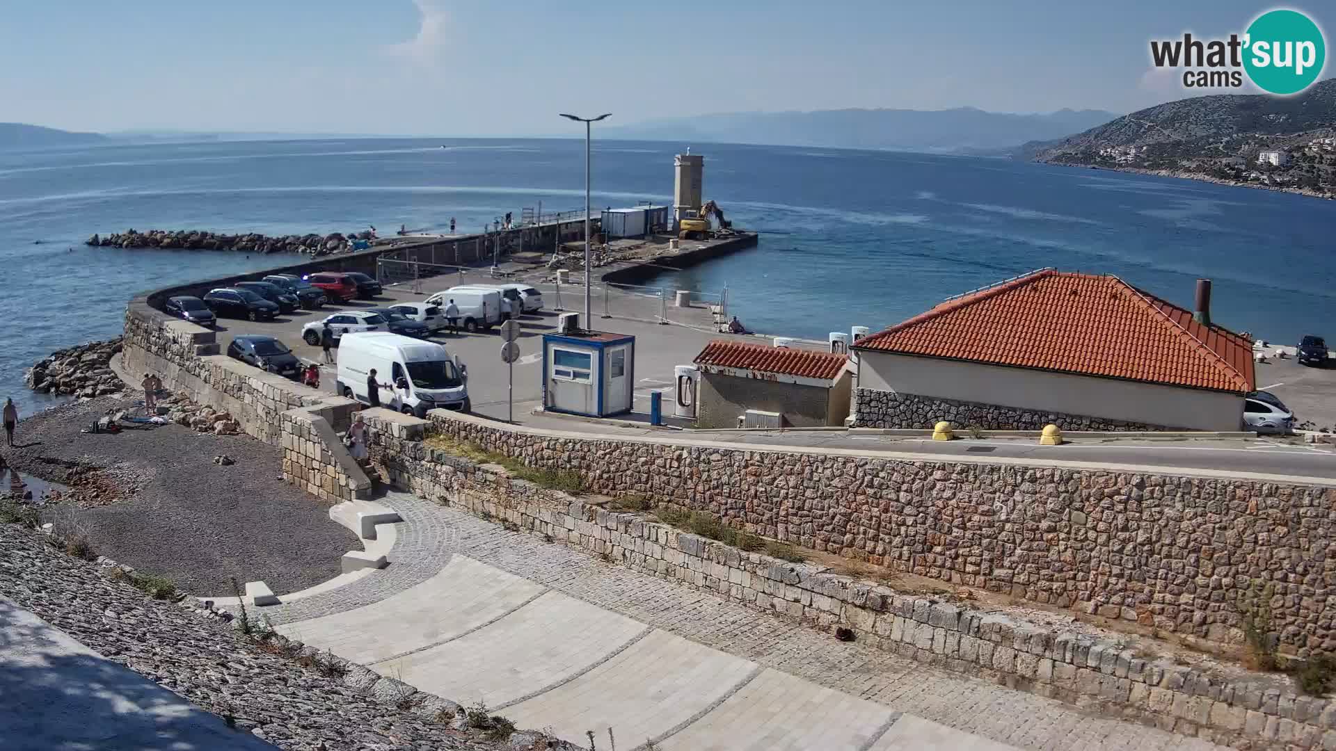 Senj Harbour Webcam – Breakwater & Lighthouse Live View