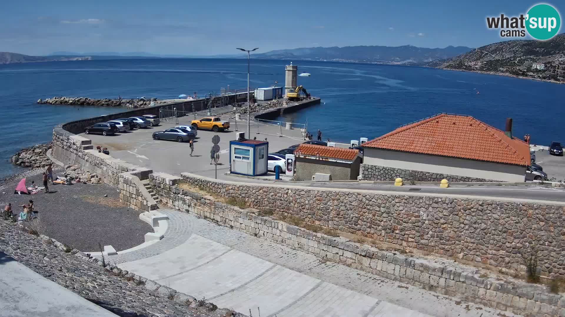 Senj Harbour Webcam – Breakwater & Lighthouse Live View
