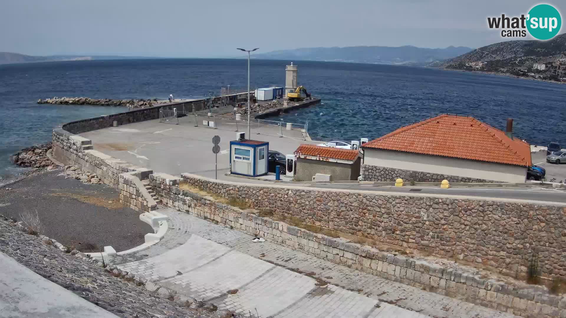 Webcam Porto di Segna – Frangiflutti e Faro in diretta