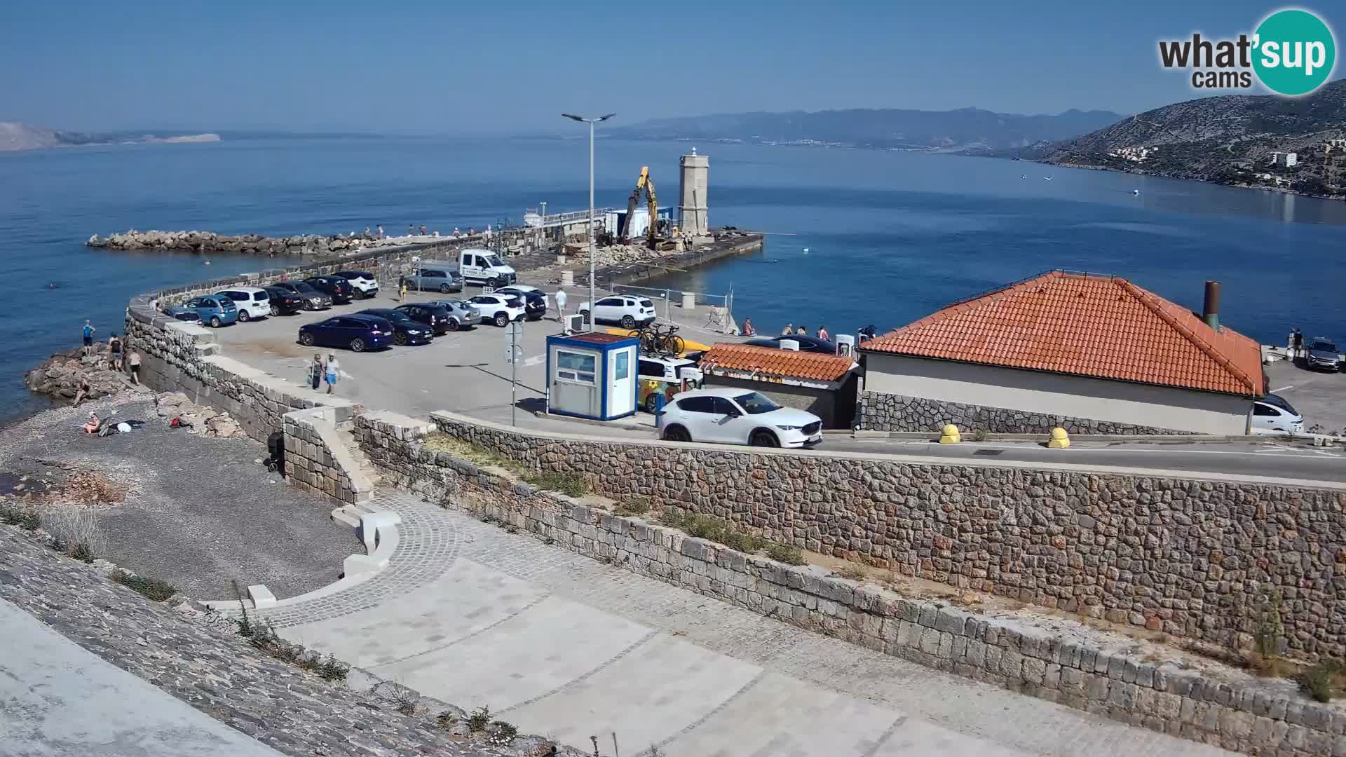 Webcam Porto di Segna – Frangiflutti e Faro in diretta