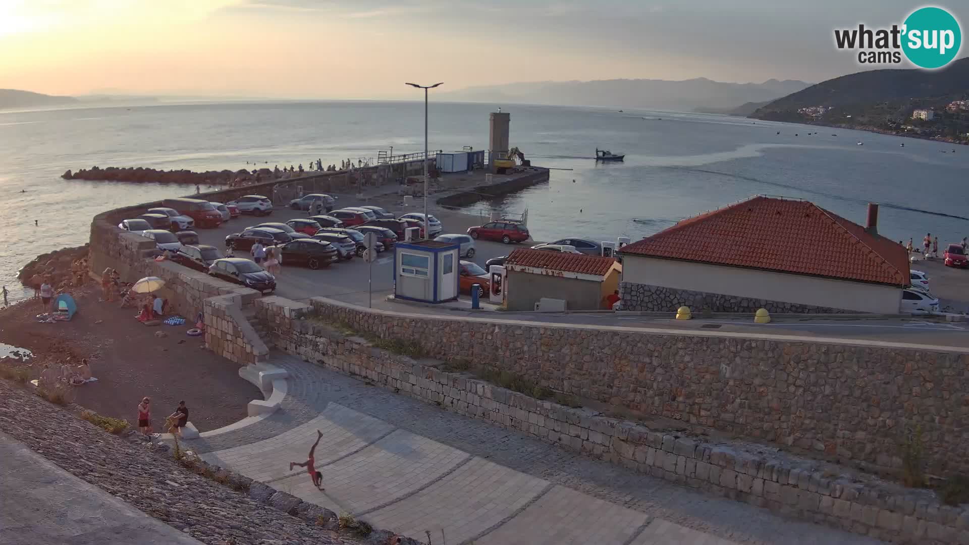 Senj Harbour Webcam – Breakwater & Lighthouse Live View