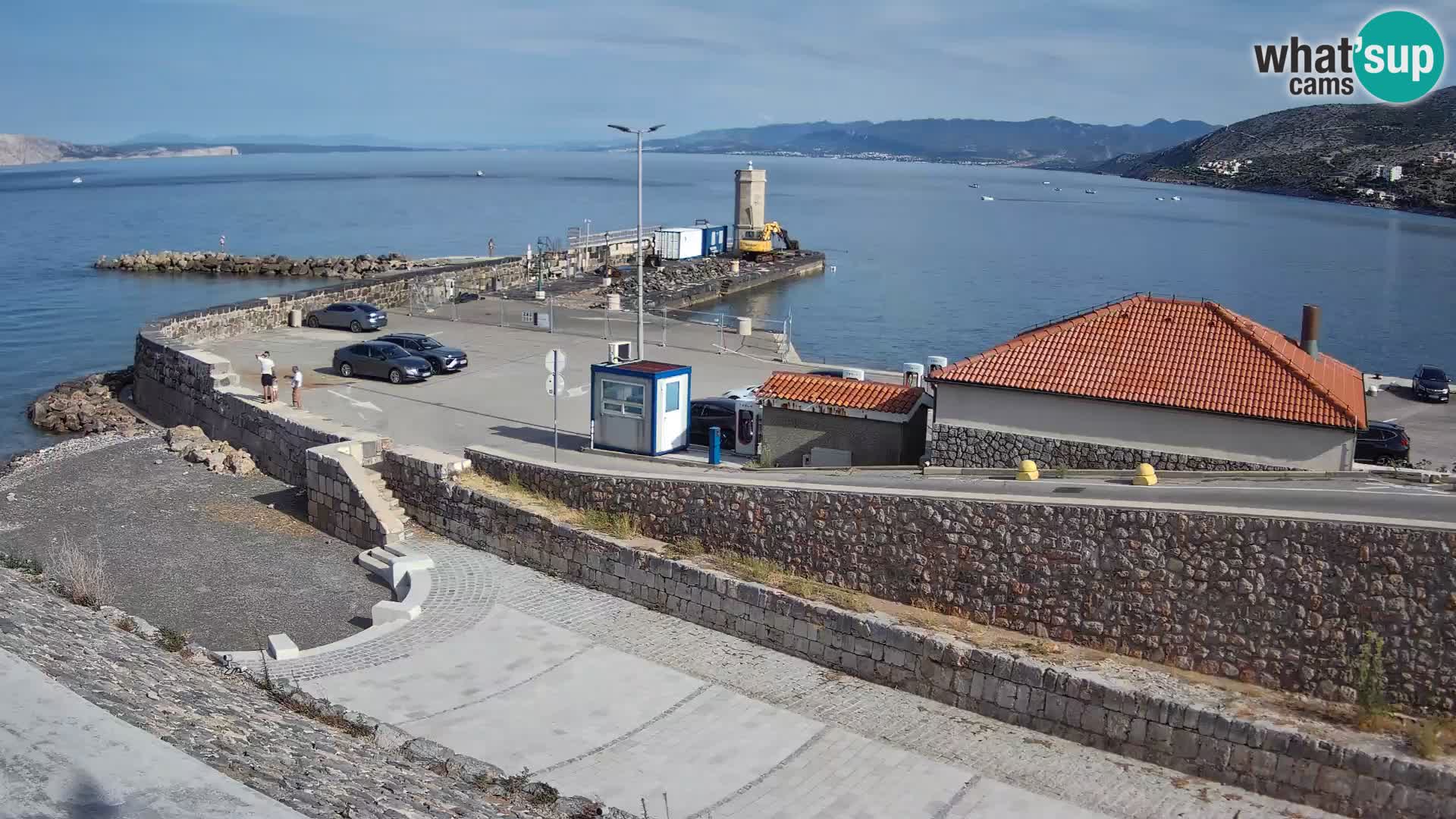 Webcam puerto de Senj – Rompeolas y faro en directo