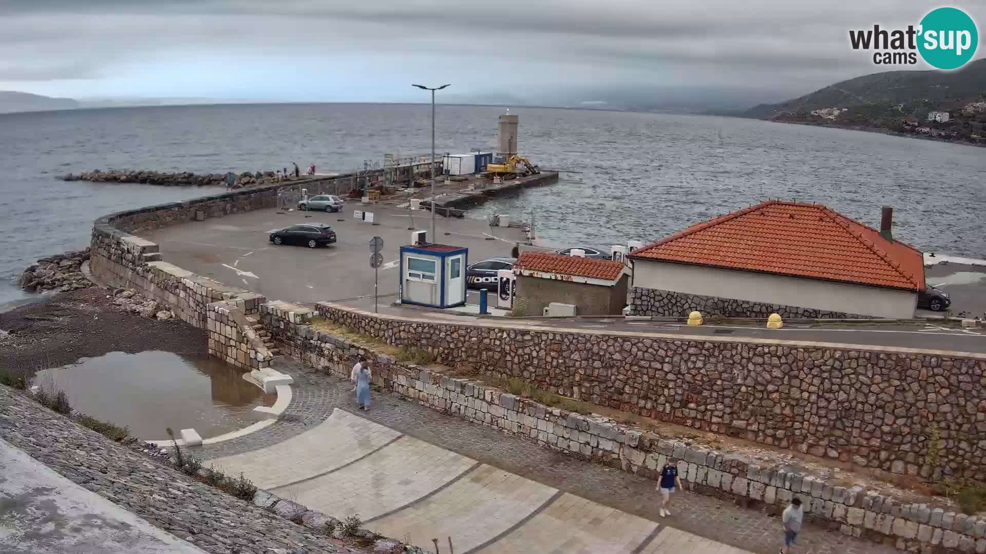 Webcam Porto di Segna – Frangiflutti e Faro in diretta